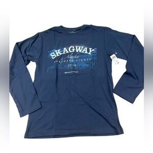 Princess Cruises Skagway Alaska Northern Lights Long Sleeve Shirt